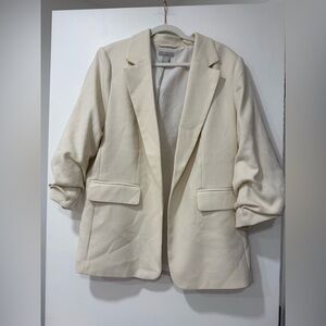 H&M Gathered Sleeve Blazer- XL